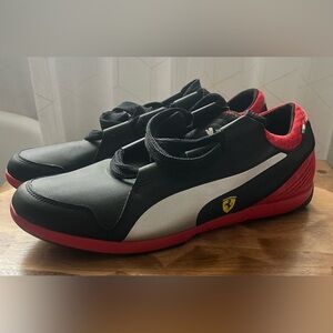 Puma Ferrari Scuderia Sneakers – Black/Red – Men’s Size 10.5
